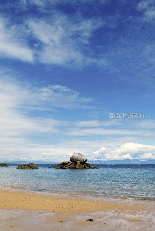 Split Apple Rock, Abel Tasman国家公园，新西兰